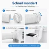 Abluftschlauch Verbinder Adapter 130mm/150mm für mobile Produktbild-Vorschau 4