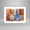 Poster - Poster ohne Rahmen - Frauen Kleider Öl - 40x30 cm Produktbild-Vorschau 4