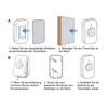 Campanello wireless con 2 ricevitori Campanello senza fili Anteprima dell’immagine prodotto 6