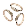 Blatt Ring roségold aus Edelstahl 52 (16.5 mm Ø) Produktbild-Vorschau 2