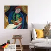 ARTland Poster Mädchen mit Katze II. 1912 Größe: 40x40 cm Produktbild-Vorschau 5