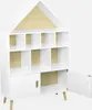 sweeek - Kinderbuchregal Haus - Weiß Produktbild-Vorschau 2