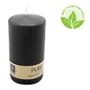 100% PURE, NATURAL WAX, Stumpenkerze, Schwarz, WENZEL, Produktbild-Vorschau 2