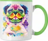 Trendation - Mops Besitzer Farbe Love Tasse Geschenk Produktbild-Vorschau 1