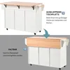 Carrello da cucina con piano di lavoro pieghevole, isola da Anteprima dell’immagine prodotto 8