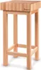 Hackklotz aus Holz 400x400x150mm mit Sockel - Hendi 505625 Produktbild-Vorschau 1