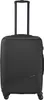 A black suitcase with a telescopic handle is shown against a white background. Produktbild-Vorschau