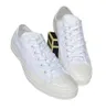 Flache Schnürsenkel in Weiß – 110 cm Länge – 8 mm breit – für Freizeitschuhe und Sneaker Produktbild-Vorschau