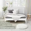 Homestyle4u Holzbett 140x200 Bettgestell weiß Bett Produktbild-Vorschau 14