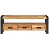vidaXL Armoire TV 120x30x45 cm en bois massif d'acacia Voir les images du produit 1