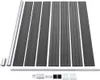 vidaXL Zaunelement Set WPC 353x146 cm Schwarz Produktbild-Vorschau 9