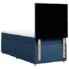Boxspringbett mit Matratze Blau 80x200 cm Stoff Produktbild-Vorschau 6