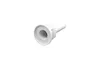 A white plastic pool fitting on a white background. Produktbild-Vorschau