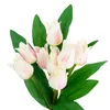 Grosser Blumenbunnenstrauss X9 Rosa Kunstblumen Produktbild-Vorschau 3