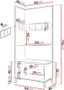 Stěna do chodby s čalouněnými panely ANDORA 4 - černá / Náhled obrázku produktu 2