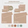 A size chart for bedding, showing different dimensions for duvet covers and pillowcases. Produktbild-Vorschau
