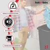 KOTARBAU® Odpadkový koš 50l Víko na třídění odpadu v modré Náhled obrázku produktu 4