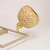 Luxolar LED Rahmen Deckenlampe 4-flammig E27 Rattan Boho Produktbild-Vorschau 3