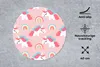 MuchoWow® Mauspad Mousepad Einhorn - Regenbogen - Rosa - Produktbild-Vorschau 2