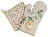 Clayre & Eef Topflappen 20x20 cm Beige Gelb Baumwolle Produktbild-Vorschau 3