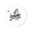 MuchoWow® Mauspad Mousepad Karten - Europa - Aquarell - Produktbild-Vorschau 1