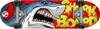 skateboard Shark 71 x 20 Holz/PVC rot/blau Produktbild-Vorschau 1
