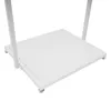 The bottom part of a white clothing rack is shown against a white background. Náhled obrázku produktu