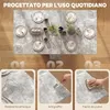 Klappbarer Holztisch fš¹r 4-6 Personen mit Rollen, 75 x 140 Produktbild-Vorschau 8