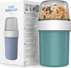 Müsli to go Becher 560ml+310ml Auslaufsicher Joghurtbecher Produktbild-Vorschau 1