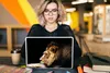 Nálepka na notebook - 11.6 palcov - Profil - Lion - Black Náhľad obrázku produktu 5