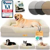 ELONEO Orthopädisches Hundebett, Größe L - Creme Produktbild-Vorschau 1