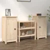 vidaXL Sideboards 2 Stk. 39x35x80 cm Massivholz Kiefer Produktbild-Vorschau 1