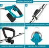 Akku Rasentrimmer mit 2× 2000mAh Akku 21V, Freischneider, Produktbild-Vorschau 6