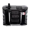 A black and gray battery charger is shown against a white background. Anteprima dell’immagine prodotto