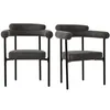 Two gray armchairs are shown against a white background. Podgląd zdjęcia produktu