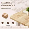 Plateau de bureau en bois massif FLEXISPOT, fabriqué en Voir les images du produit 4