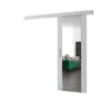 Posuvné dveře se stříbrným úchytem SALOME 2 - 70 cm, bílé Náhled obrázku produktu 2