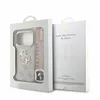 Funda para iPhone 18 Pro de Guess, de cuero sintético rosa, Vista previa de la imagen del producto 8