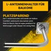 Extralink Wandhalterung Antennenhalter 250x400mm Stahl Produktbild-Vorschau 4