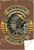MuchoWow® Poster Mancave - Amerika - Retro - Zitate 80x120 Produktbild-Vorschau 1