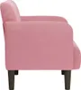 vidaXL Sessel mit Armlehnen Rosa 54 cm Samt Produktbild-Vorschau 4