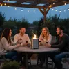 Relaxdays Tischkamin ohne Rauch, Edelstahl, HxD Ø 25 x 22,5 Produktbild-Vorschau 2