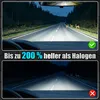 Ikodm H4 LED-Scheinwerferlampe 30W 12V 2500LM 6500K IP65 Produktbild-Vorschau 6