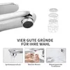 HOMELODY Wasserhahn Bad，Waschbecken Produktbild-Vorschau 6