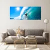 Bilder auf glas - Windsurfing strand ozean spaß - 120x50cm Produktbild-Vorschau 7