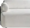 BELIANI 2-Sitzer Sofa Cremeweiß Gepolstert mit Schwarzem Produktbild-Vorschau 7