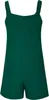 ASKSA Damen Jumpsuit Sommer Ärmellos Kurz Latzhose Playsuit Produktbild-Vorschau 3