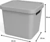 Plastard Boxen 12,5 L, 3er-Set, stapelbar, BPA-frei, Grau, Produktbild-Vorschau 3