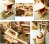 Krippenzubehör 6-teilig Brunnen Holz Wagen Stall Produktbild-Vorschau 2