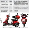 Rolektro, E-Trike 25 V.3 Litio, rosso, batteria 60-30AH, Anteprima dell’immagine prodotto 19